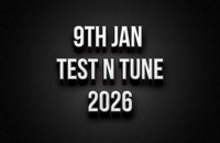 9th Jan Test N Tune 2026