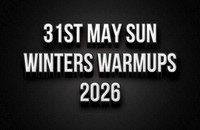 31st May Sunday Winters Warmups 2026