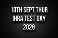 10th Sept IHRA Test Day 2026