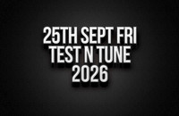 25th Sept Test N Tune 2026