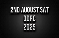 2nd August QDRC 2025